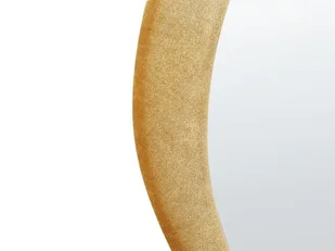 Lustro ścienne welurowe 61 x 91 cm żółte VENAS Lumarko! - Lustra - miniaturka - grafika 5