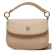 Torebki damskie - Torebka Tommy Hilfiger Chic Crossover AW0AW16686 Beżowy - miniaturka - grafika 1