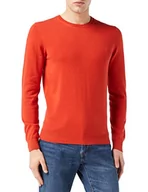 Swetry męskie - MUSTANG Emil C Basic sweter męski, Aurora Red 7121, XXL - miniaturka - grafika 1