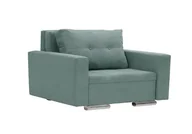 Sofy i kanapy - Fotel FOLLER z funkcją spania sofa Miętowy - miniaturka - grafika 1