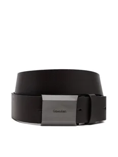 Calvin Klein Pasek Męski Adj Beveled Plaque Pb 35Mm K50K512835 Czarny - Paski - miniaturka - grafika 1