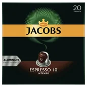 Kawa w kapsułkach i saszetkach - Kapsułki do Nespresso Jacobs Espresso 10 Intenso 20 szt. - miniaturka - grafika 1