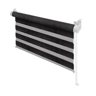 Rolety - Roleta Dzień i Noc 42,5 x 140 cm ciemny popiel - miniaturka - grafika 1