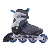 Rolki - K2 Skate Alexis 84 PRO damskie łyżworolki szare niebieskie 30G0517 30G0517 - miniaturka - grafika 1