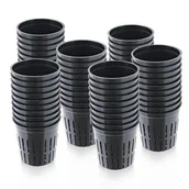 Inne akcesoria do nawadniania - Doniczki kratowe do sadzenia roślin 60 szt Bituxx doniczka do hydroponiki - miniaturka - grafika 1