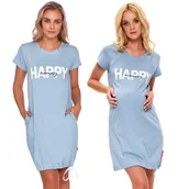 Piżamy ciążowe - Doctor Nap, Koszula nocna, ciążowa w napisy, TCB 9504 - miniaturka - grafika 1