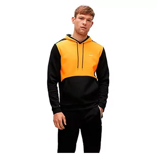BOSS Męska bluza z kapturem 1, czarny, M (DE) - Bluzy męskie - miniaturka - grafika 1