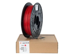 Filament 3DPower Elasti TPU 90 1.75mm Czerwony 0.5kg - Filamenty i akcesoria do drukarek 3D - miniaturka - grafika 1