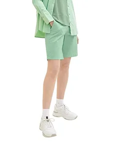 TOM TAILOR Damski Szorty bermudy 1035499, 31034 - Okra Green, 42 - Spodenki damskie - miniaturka - grafika 1