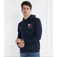 Bluzy męskie - Tommy Jeans Bluza ESSENTIAL FLAG HOOD EXT | Regular Fit - miniaturka - grafika 1