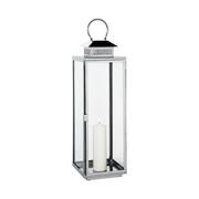 Lampy ogrodowe - Cilio Lampion Torre L, srebrny, 20x20x77 cm - miniaturka - grafika 1