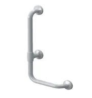 Akcesoria dla osób starszych i niepełnosprawnych - Sanela Poręcze - Uchwyt 35x66 cm, lewy, biały SLZM 19VIN - miniaturka - grafika 1