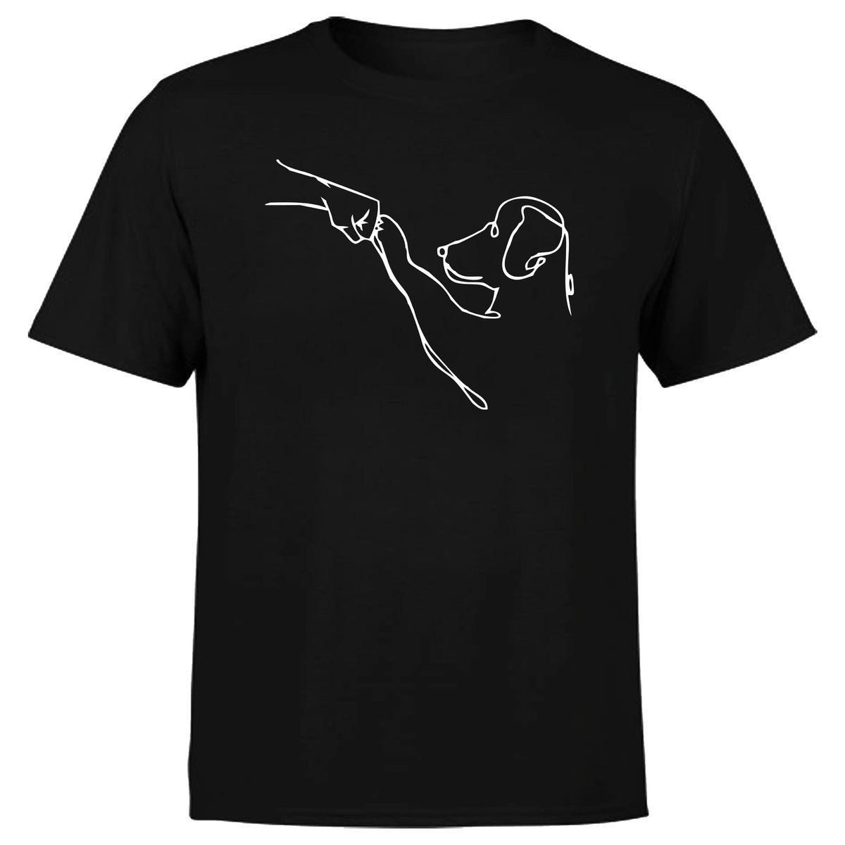 KOSZULKA MĘSKA Z NADRUKIEM CZŁOWIEK I PIES ZWIERZAK PIESEK ŚMIESZNA XXL