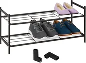 Szafki na buty - metalowy stojak na buty relaxdays z możliwością sztaplowania - miniaturka - grafika 1
