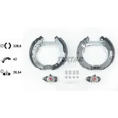 Klocki hamulcowe - Szczęki hamulcowe - komplet TEXTAR 84050000  w 24 h. Do 100 dni na zwrot. 100 tys. Klientów. - miniaturka - grafika 1