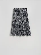 Spódnice - Reserved - Wzorzysta spódnica z wiskozy - wielobarwny - miniaturka - grafika 1