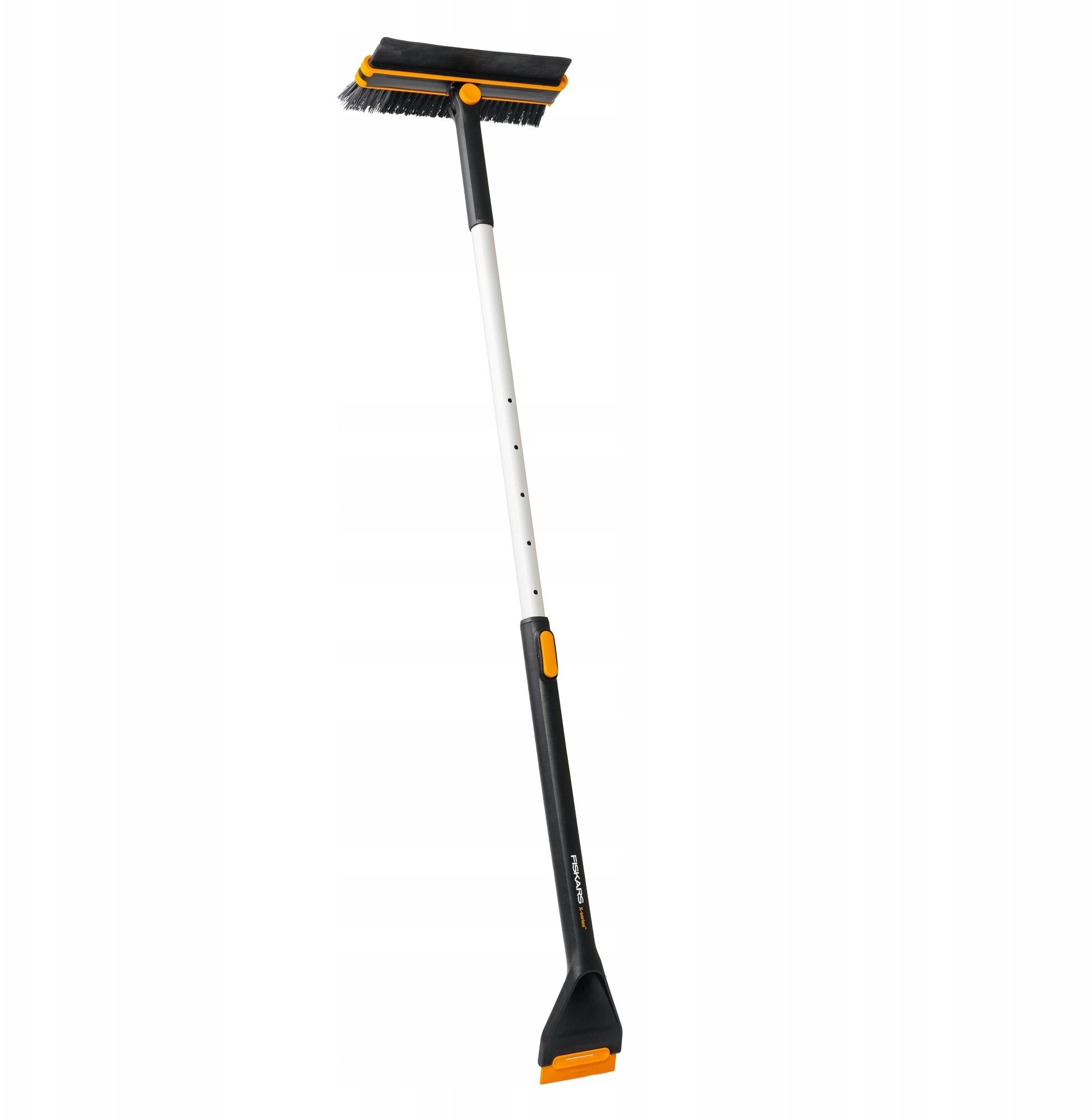 Fiskars samochodowy obrotowy szczotka do śniegu z skrobaczką, teleskopowy FS1078492