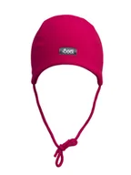 Czapki damskie - Dziewczęca czapka zimowa wiązana czerwona Doll r.39 - miniaturka - grafika 1