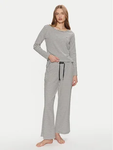 Tommy Hilfiger Piżama UW0UW05556 Granatowy Regular Fit - Piżamy damskie - miniaturka - grafika 1