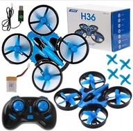 Zabawki zdalnie sterowane - Mini Dron Rc Jjrc H36 Mini 2.4Ghz 4Ch Niebieski Preznet Dla Dziecka ! - miniaturka - grafika 1