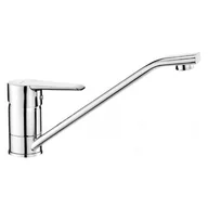 Baterie kuchenne - Deante Corio Bateria zlewozmywakowa z obrotową wylewką z ECO głowicą BFCE060M - miniaturka - grafika 1