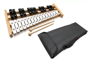 DZWONKI Chromatyczne CYMBAŁKI + POKROWIEC + Klawes czarny - Akcesoria do perkusji - miniaturka - grafika 2