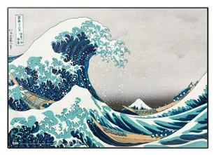The Great Wave Off Kanagawa Hokusai - podkładka na biurko - Podkładki na biurko - miniaturka - grafika 1