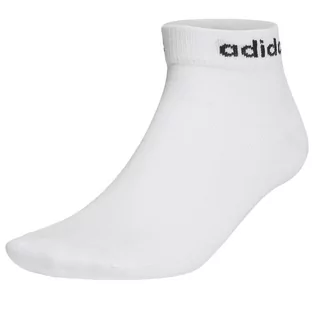 Skarpetki męskie - Skarpety adidas NC Ankle 3 Pairs GE1380 - białe - grafika 1