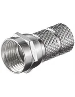 Złącza, przejściówki, adaptery - Wentronic F wtyk do kabla cynku (6,5 MM, 1 ring na środku) 0,2 m 4040849518539 - miniaturka - grafika 1