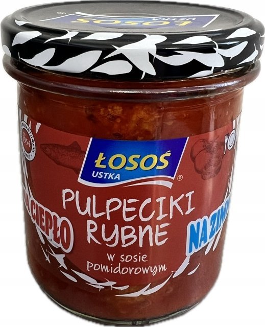 Pulpeciki rybne w sosie pomidorowym 300g słoik Łosoś