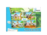 Puzzle - Puzzle dla dzieci Zwierzątka Dzikie 04 Progresywne - miniaturka - grafika 1