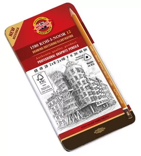 Koh-I-Noor Koh-I-Noor Ołówek grafitowy Triograph 12 szt - Ołówki - miniaturka - grafika 2