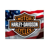Dekoracje domu - 14226 Magnes Harley-Davidson USA Logo - miniaturka - grafika 1