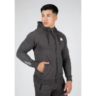 Bluzy sportowe damskie - Payette Bluza z kapturem zapinana na suwak - Czarny - miniaturka - grafika 1