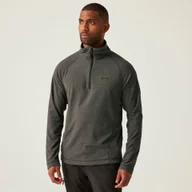 Bluzy sportowe męskie - Regatta Polar męski z suwakiem 1/2 Montes Brązowy, Rozmiar: 3XL - miniaturka - grafika 1