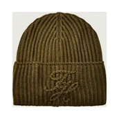 Czapki damskie - Tommy Hilfiger Wełniana czapka | z dodatkiem kaszmiru - miniaturka - grafika 1