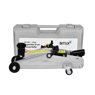 Podnośnik lewarek samochodowy żaba 2T z dźwignią Bituxx - Podnośniki - miniaturka - grafika 1