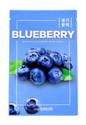 Maseczki do twarzy - The Saem The Saem Natural Blueberry Mask Sheet - 21 ml / 1 szt 2099841 - miniaturka - grafika 1