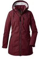 Moda i Uroda OUTLET - G.I.G.A. DX Damska parka Casual Softshell z odpinanym kapturem GW 5 WMN SFTSHLL PRK, ciemnoczerwona, 38, 38520-000 - miniaturka - grafika 1