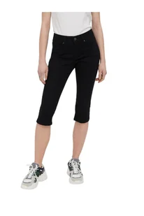 Spodenki damskie Vero Moda Hot Seven Mr Clr rybaczki jeansowe czarne-XS - Spodenki damskie - miniaturka - grafika 1
