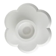 Tace i patery - DAZ Patera dekoracyjna 30x30x8cm kwiat biała - miniaturka - grafika 1