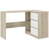 Biurka - Meble Biurko Narożne Komputer Prawe Sonom Mix N-4P - miniaturka - grafika 1