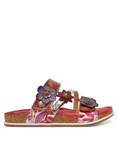 Laura Vita Klapki Brcyano 16 Czerwony - Klapki i japonki damskie - miniaturka - grafika 1