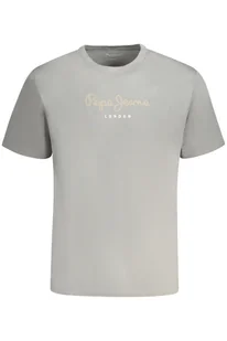 PEPE JEANS KOSZULKA Z KRÓTKIM RĘKAWEM MĘSKA SZARA - Portfele - miniaturka - grafika 1