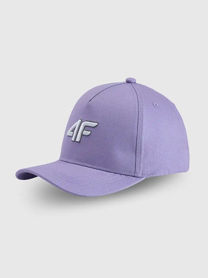 4F Czapka w kolorze fioletowym