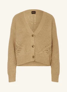 Boss Kardigan Fortellini Z Dodatkiem Alpaki braun - BOSS - Swetry damskie Boss Kardigan Fortellini Z Dodatkiem Alpaki braun - BOSS - Swetry damskie - miniaturka - grafika 1