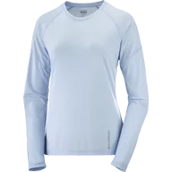 Koszulki sportowe damskie - KOSZULA DAMSKA SALOMON CROSS RUN LS W C20369 - miniaturka - grafika 1
