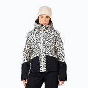 Kurtki i kamizelki sportowe damskie - Kurtka narciarska damska Rossignol Rochrun Allover nature wild leopard print - miniaturka - grafika 1