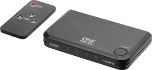 One For All One for all intelligent HDMI switch SV1632 4K, HDMI switch black, full HD HDMI switch - Rozgałęźniki - miniaturka - grafika 1