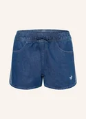 Spodenki damskie - Adidas Originals Szorty Jeansowe Medvin blau - miniaturka - grafika 1